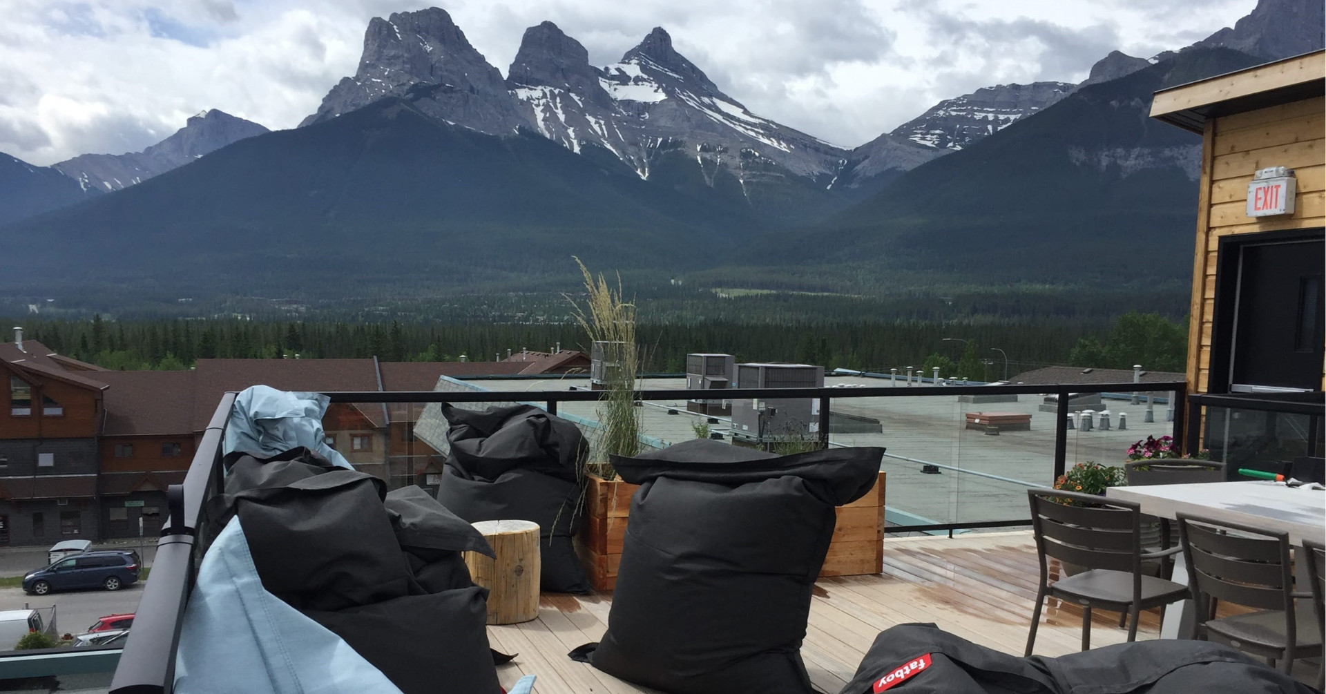 Rocky Mountain Soap Co - HQ Rooftop Patio - Canmore, Alberta